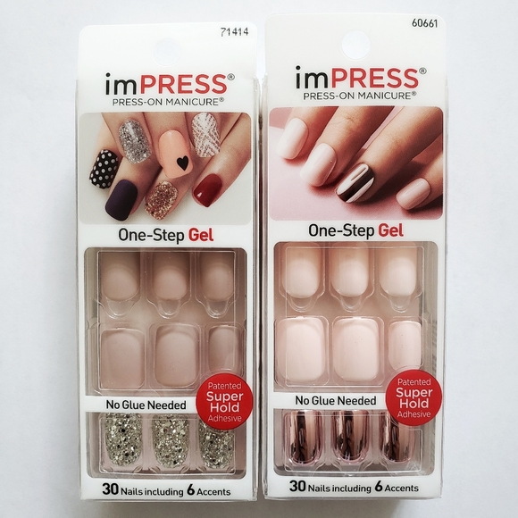 Two (2) imPRESS Press-On Manicure Kits